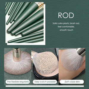 Accessoires de <span class=keywords><strong>photographie</strong></span> ensemble de cheveux synthétiques pinceaux de maquillage pour le visage rose - Product Image 6