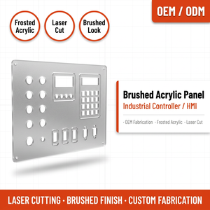 Servicio de Fabricación de Panel Frontal de Acrílico Negro Cortado con Láser Personalizado para Amplificador HiFi OEM - Product Image 3