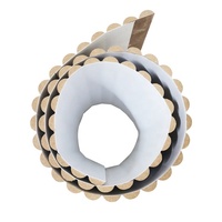 Panneau mural cannelé moderne en MDF sculpté, design ondulé flexible pour matériaux de construction, panneaux muraux décoratifs E1