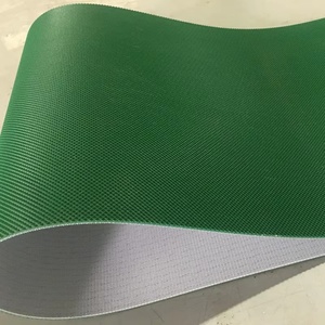 Corrugated <b>Paper</b> Line Diamond <b>Pattern</b> PVC Belt, Green Electronic Logistics Industry Conveyor Belt - Product Image 4