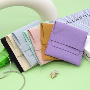Offre Spéciale – Mini Pochettes de Luxe en Velours pour Bijoux (Boucles d'Oreilles, Montres, Colliers) – Sacs d'Emballage Réutilisables en Microfibre et Daim avec Rabat Personnalisable - Product Image 3