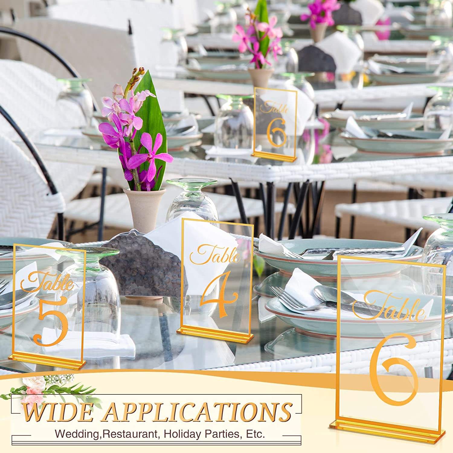 Ifundom 18set Segnaposto Acrilico Trasparente Per Decorazioni