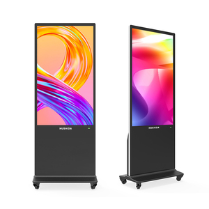 43 50 55 65 inch Slim không dây điều khiển từ xa <span class=keywords><strong>Wifi</strong></span> tương tác IR màn hình cảm ứng tầng đứng kỹ thuật số biển kiosk Máy nghe nhạc hiển thị - Product Image 2