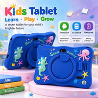 Penjualan Langsung Pabrik Tablet Anak 7 Inci MTK Android 14 Kontrol Orang Tua Permainan Edukasi Multibahasa RAM 8GB ROM 256GB