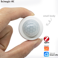 Détecteur de mouvement humain intelligent Scimagic Zigbee, détecteur de mouvement PIR pour maison intelligente, sécurité, Smart Life, compatible avec Tuya Alexa Google Home