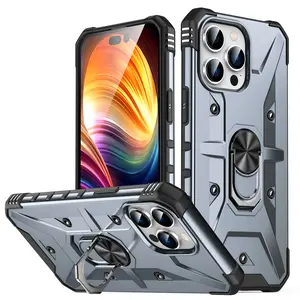 Suitable For Iphone15/14PRO MAX Painted Phone Case 13/12 Metal Bracket Protective Case 11