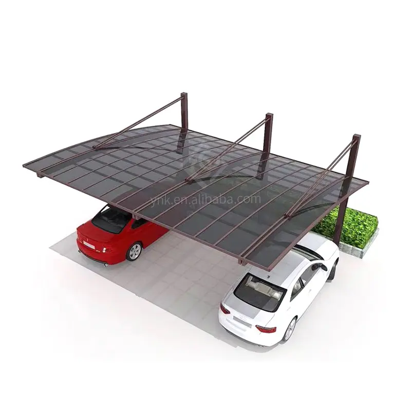 Plastic Berging, Polycarbonaat Dak Carport/Aluminium Frame Garages/Carport Canoy