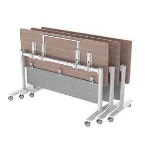 Wholesale Office Metal Frame Movable Flip Top Rolling Tables Conference