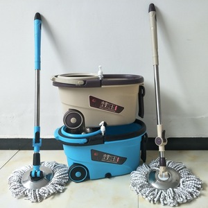 Khuyến mãi 2 cái thay thế Heads <span class=keywords><strong>Twist</strong></span> 360 quay Quay Ma Thuật giẻ lau lau xô với bánh xe - Product Image 1