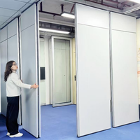 Mur amovible en MDF, cloison acoustique coulissante, cloison mobile pliante pour bureau