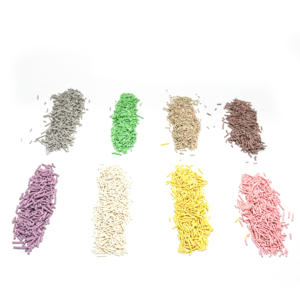 Arena para Gatos de <span class=keywords><strong>Tofu</strong></span> de Alta Calidad, Antipolvo, Aglomerante, Múltiples Ingredientes Naturales, Lavable, en Bolas de Plástico, Aroma a Lavanda, Venta al por Mayor - Product Image 3