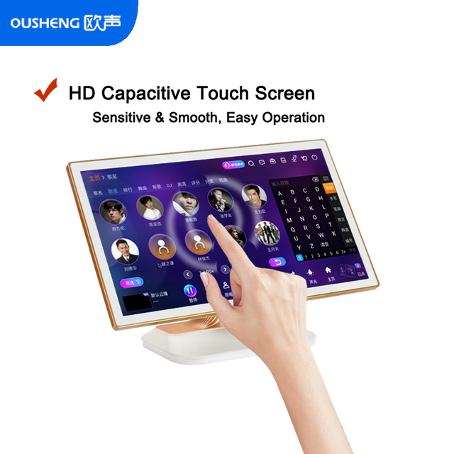 2026 New Home KTV Karaoke Machine, All-in-One Touch Screen Singing System, Capacitive Display, 4TB Large Storage