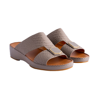 SHIKOL caoutchouc en relief effet serpent sandales arabes pour hommes fabriqués à la main léger 2025 été Mules hommes en cuir véritable pantoufles