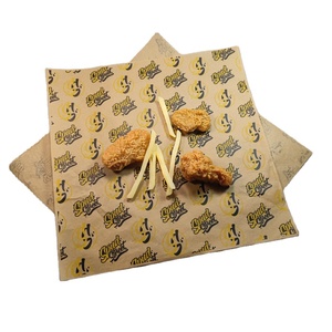 Tùy Chỉnh In Bánh Hamburger Giấy Không Thấm Mỡ Nhanh Chóng Thực Phẩm Giấy Bọc Cho Deli Sushi Shawarma Bánh <span class=keywords><strong>Sandwich</strong></span> Burger Bánh Mì Một Mặt - Product Image 4