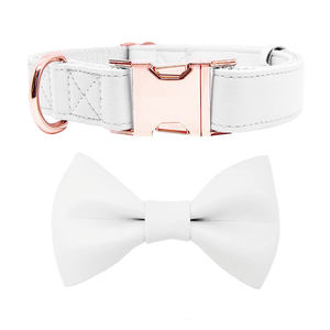 Direktverkauf Luxus Metallschnalle Mode Leder Haustier Fliege Hundehalsband Hundezubehör Haustierbedarf - Product Image 5