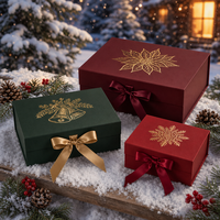 Boîte pliante magnétique personnalisée pour commande en gros, emballage rigide en carton pour bougies et parfums d'intérieur, directement de l'usine, automatisé pour Noël