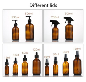 Ensemble de flacons cosmétiques en verre de luxe 30ml 50ml 100ml vides pour sérum de soin avec compte-gouttes et sérigraphie - Product Image 5