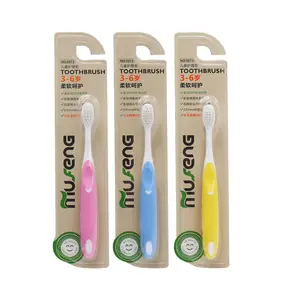 Factory Wholesale Price In Packing Kids Train Tooth Brush Cute Manual Nano Toothbrush