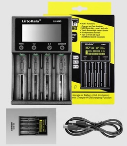 LiitoKala Lii-M4S 18650 LCD多機能バッテリー充電器3.7V 1.2V 26650 21700 14500 18350 17500 AA <span class=keywords><strong>AAA</strong></span> a Cその他 - Product Image 6