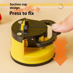 Mini affûteur de couteaux à ventouse de canard jaune en acier multifonction entièrement automatique pour la cuisine Durable et tranchant - Product Image 5