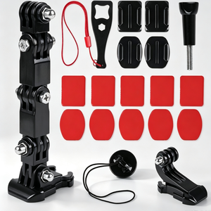 Kit de Montaje en el Mentón para Casco de Motocicleta, Correas Adicionales para GoPro Hero 10 Black 9 8 7 - Product Image 2