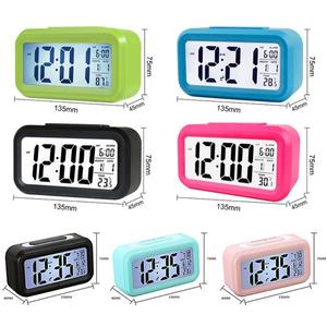 Đồng hồ báo thức <span class=keywords><strong>LED</strong></span> kỹ thuật số Đồng hồ Đèn Nền Báo thức tắt tiếng Lịch hiển thị nhiệt độ đồng hồ bảng điện tử để bàn đồng hồ báo thức - Product Image 6