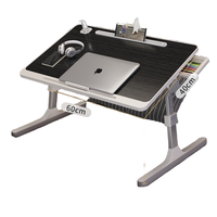 Bureau d'ordinateur multifonctionnel pliable en alliage d'aluminium avec petit tiroir USB Usage domestique