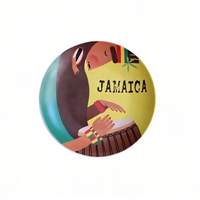 Nouvelle tasse à thé en céramique personnalisée de la Jamaïque, mug à café, impression d'illustration, souvenir de voyage, assiette en céramique