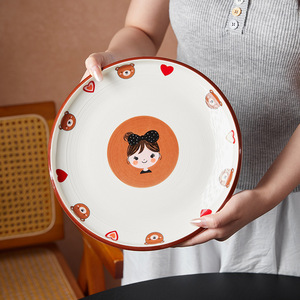 ชามเซรามิค Xinwee Xw-17 ลายการ์ตูน ปี 2026 ใช้กับไมโครเวฟได้ ปรับแต่งได้ ของขวัญทางธุรกิจเคลือบเงา โรงงานผลิตโดยตรงสำหรับใช้ในครัวเรือน - Product Image 2