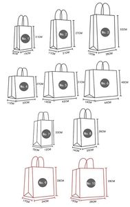 Sacs en papier kraft brun écologiques avec poignées torsadées, vente en gros du fabricant, adaptés aux fêtes de Noël - Product Image 6