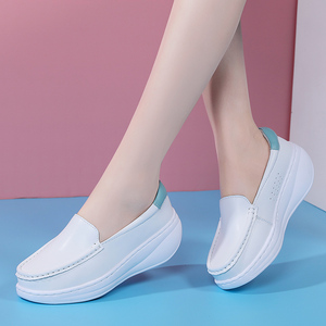 Scarpe da infermiera da <span class=keywords><strong>donna</strong></span> con plateau, suola spessa, slip-on, <span class=keywords><strong>sneakers</strong></span> da lavoro, taglie grandi 34-<span class=keywords><strong>41</strong></span> - Product Image 5