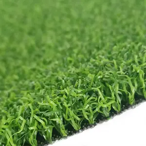 ZC rumput sintetis 10 mm 20mm, rumput Golf hijau 10 mm 20 mm untuk Teras Dan dudukan Golf
