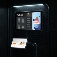 Machine à glace molle, distributeur automatique de nourriture robotisé, distributeur automatique de glace en libre-service, distributeur automatique de snacks et de boissons
