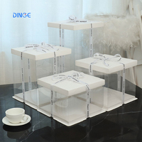 Boîtes à gâteaux 11 pouces pour pâtisserie, économiques, pour ananas, blanches, 4 pour 30 cm, emballage 6, 8, 10 pouces, pour mariage à Dubaï, 20x20 cm