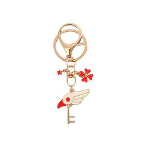 Mayoristas lindo Anime periférico <span class=keywords><strong>Card</strong></span> <span class=keywords><strong>Captor</strong></span> <span class=keywords><strong>Sakura</strong></span> bolsa de Metal coche teléfono colgante <span class=keywords><strong>llavero</strong></span> regalo - Product Image 5