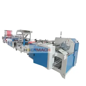 String ribbon plastic rolling with drawstring making machinery suppliers production line bags trash making machine