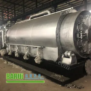 BARUi 3 ton per day small scale pyrolysis used oil/waste tire/plastic recycling plant for sale