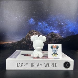 Kit de broderie diamant DIY pour <span class=keywords><strong>figurine</strong></span> de lapin ou d'ours en forme de dessin animé, à assembler soi-même, avec broderie complète et ornements en plâtre - Product Image 6