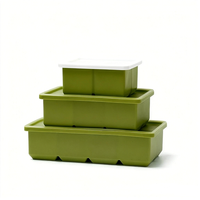 CHINFAI Nouveau design, bac à glaçons mini en silicone sans BPA, outil de fabrication de crème glacée en matériau souple avec moule en silicone à démoulage facile