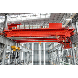 Norme européenne 32ton ~ 400ton Double poutre pont roulant grue levage treuil chariot fréquence Variable entraînement noyau PLC moteur - Product Image 1