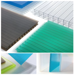 Jxh bán buôn không thể phá vỡ multiwall Bảng điều khiển bằng nhựa không thấm nước trong suốt di động Polycarbonate tổ ong tấm rỗng - Product Image 2