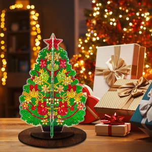 Arbre de Noël Table Top <span class=keywords><strong>Strass</strong></span> Diamant Dot Peinture Kits,DIY <span class=keywords><strong>5D</strong></span> <span class=keywords><strong>Strass</strong></span> Diamant Art Décorations De Noël Ornements - Product Image 6