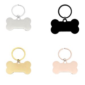 Hot Sale Fashion <b>Blank</b> <b>Pet</b> Dog Keychains Remember Laser Engraving Stainless Steel Key Chain with Embossing Printing - Product Image 5