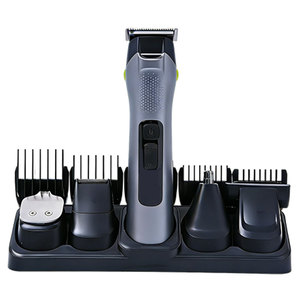 Kit de toilettage pour homme CUYON <span class=keywords><strong>5</strong></span> en <span class=keywords><strong>1</strong></span>, tondeuse à barbe imperméable, tondeuse à poils du nez, rasoir, tondeuse à cheveux multifonction 0-20 mm - Product Image 1
