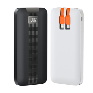 Mới nhất thiết kế 20000mAh ngân hàng điện buil-in loại cáp C và ánh sáng Cáp RGB chiếu sáng biểu tượng tùy chỉnh Quà tặng khuyến mãi ngân hàng điện - Product Image 2