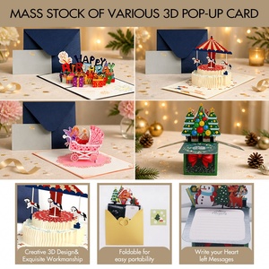 <span class=keywords><strong>Carte</strong></span> pop-up 3D de remerciement prête à être expédiée pour Thanksgiving et la Fête des Mères - Product Image 6