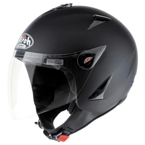Casco Jet Airoh Nero L in Termoplastica per Moto - Product Image 1