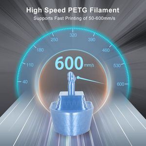 OEM/ODM <span class=keywords><strong>ISANMATE</strong></span> Vente en gros de filaments transparents en PETG pour haute vitesse jusqu'à 600 mm/s Filament Petg bleu clair transparent - Product Image 4