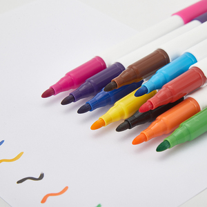 Professional Portable <strong>Multi</strong> <strong>Color</strong> Permanent Marker <strong>Pen</strong> Set with Good Quality 12 Colors with logo - Product Image 5