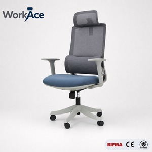 Bürostuhl Nicht Klappbare Struktur Verstellbare Armlehne Drehbar Neigbar Stoff Stahl BIFMA CE EN1335 Großhandel OEM Direktvertrieb ab Werk - Product Image 1